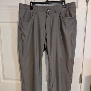Under Armour Pants Mens 38x32 Gray Golf Stretch Performance Chino Loose Fit